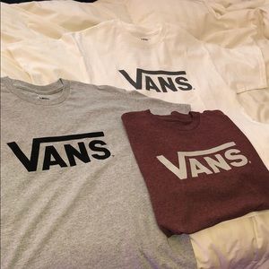 3 Pack Vans T-Shirts! size Medium